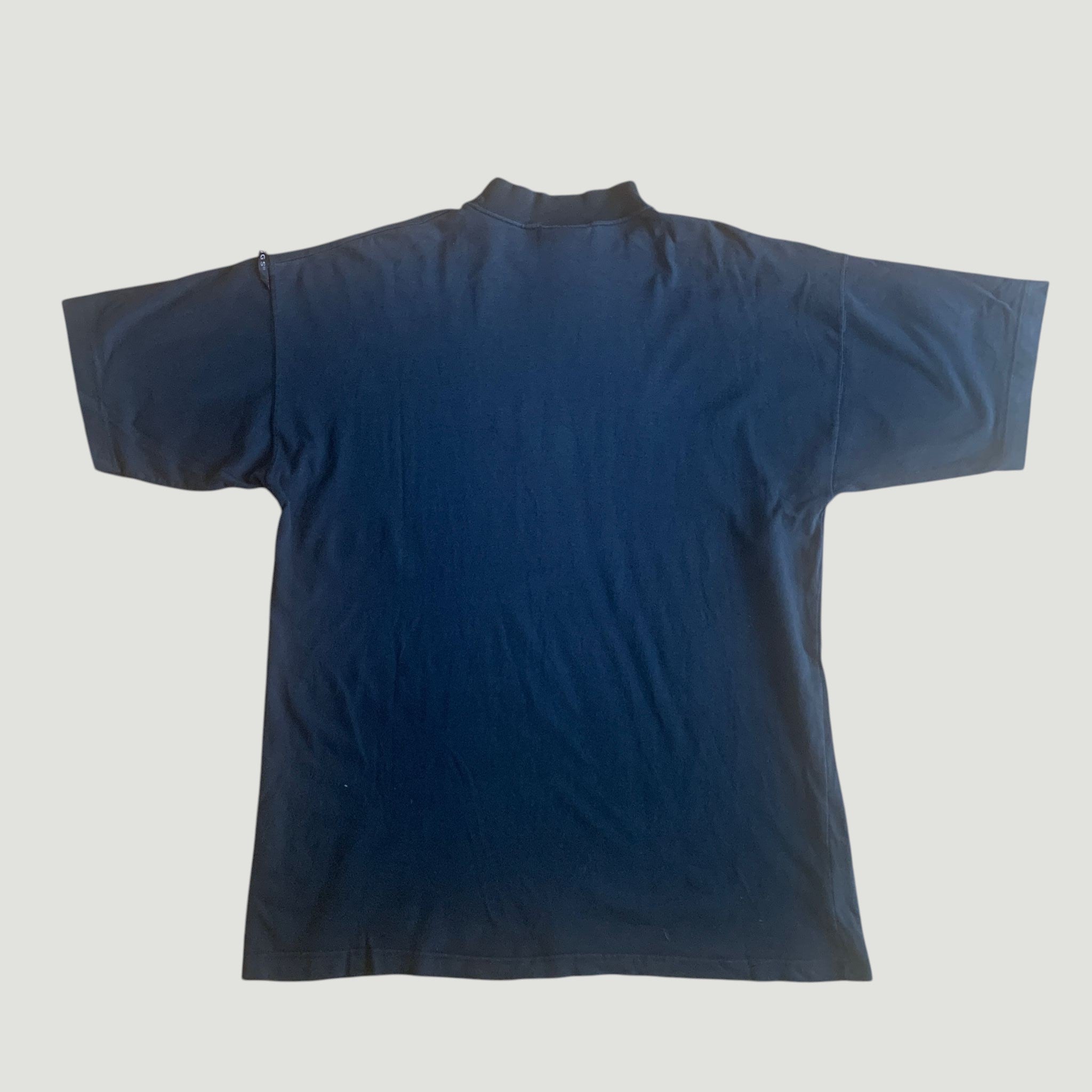 Vintage 90s Joe Bloggs Embroidered T-Shirt Black XL