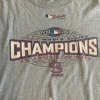 Vintage Lee Sport 2006 World Series Cardinals T-Shirt Grey Large