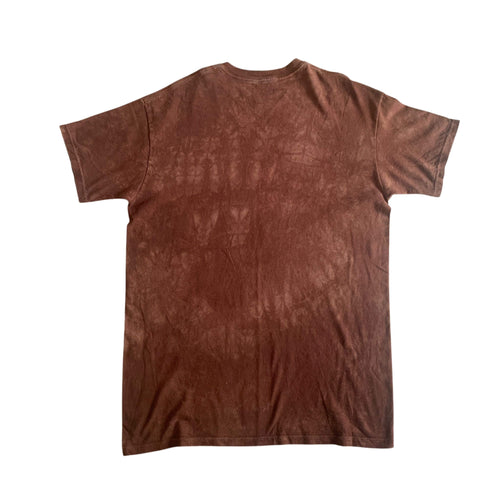 Vintage Oversized Red Panda T-Shirt Tie Dye Brown Large