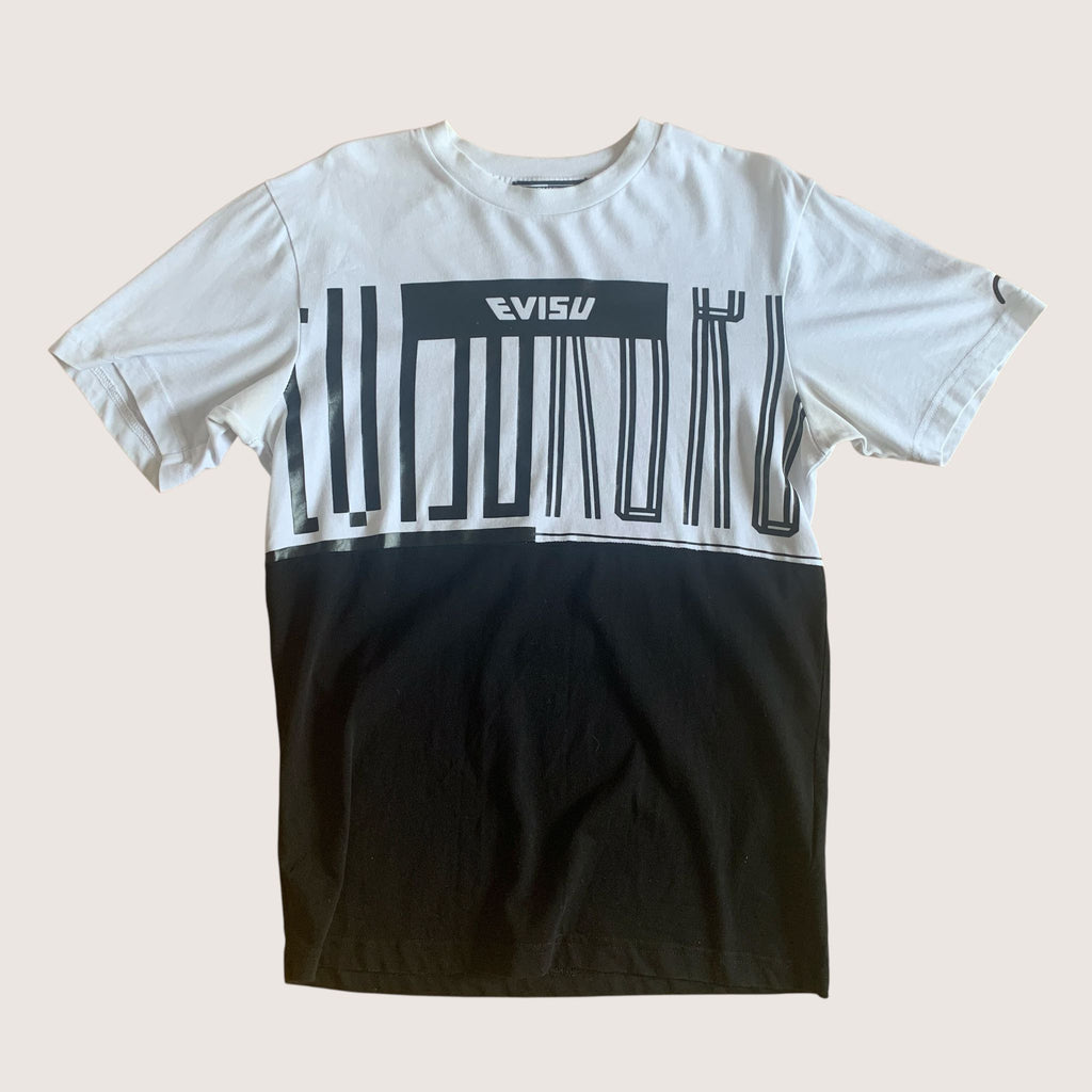 Preworn Evisu Kuro T-Shirt Black/White Small