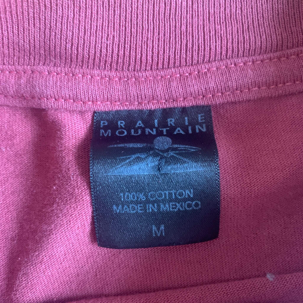 Vintage Atlanta Georgia Long Sleeved T-Shirt Burgundy Medium
