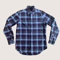 Vintage Polo Ralph Lauren Long Sleeved Shirt Checked Maroon Small