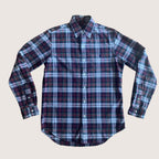 Vintage Polo Ralph Lauren Long Sleeved Shirt Checked Maroon Small