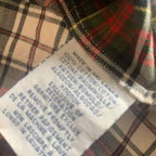 Vintage Polo Ralph Lauren Long Sleeved Shirt Checked Maroon Small