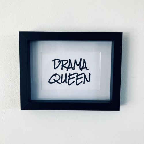 Drama Queen Framed Print