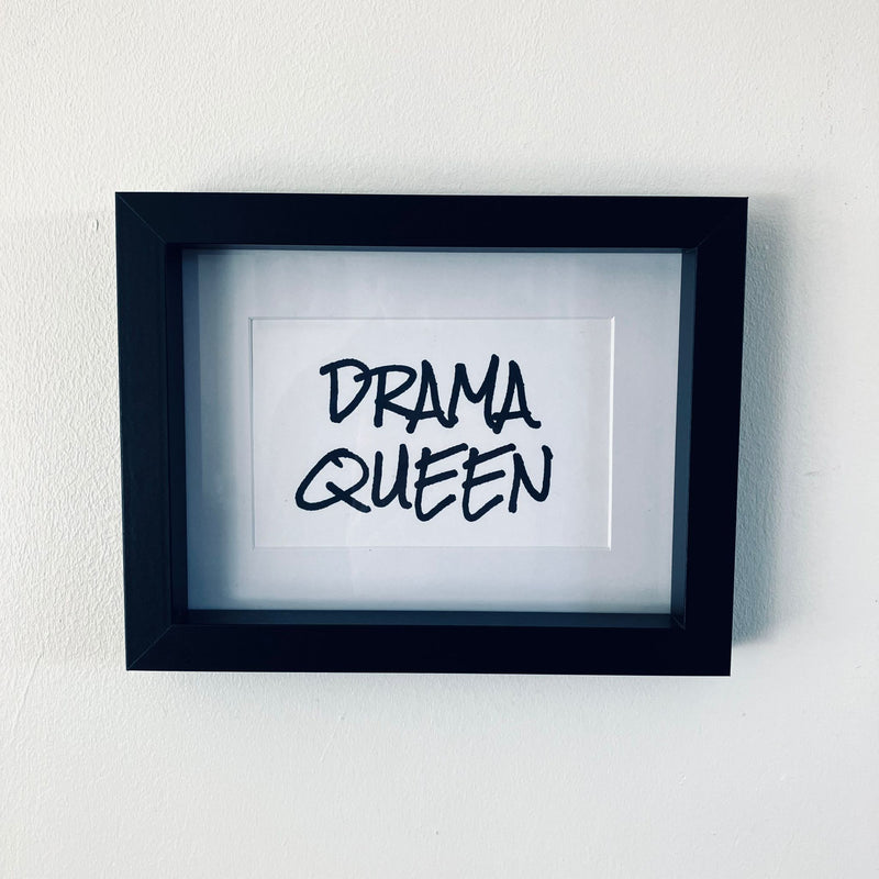 Drama Queen Framed Print