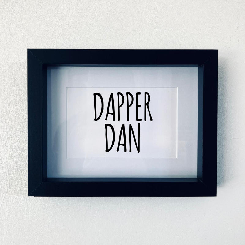 Dapper Dan Framed Print