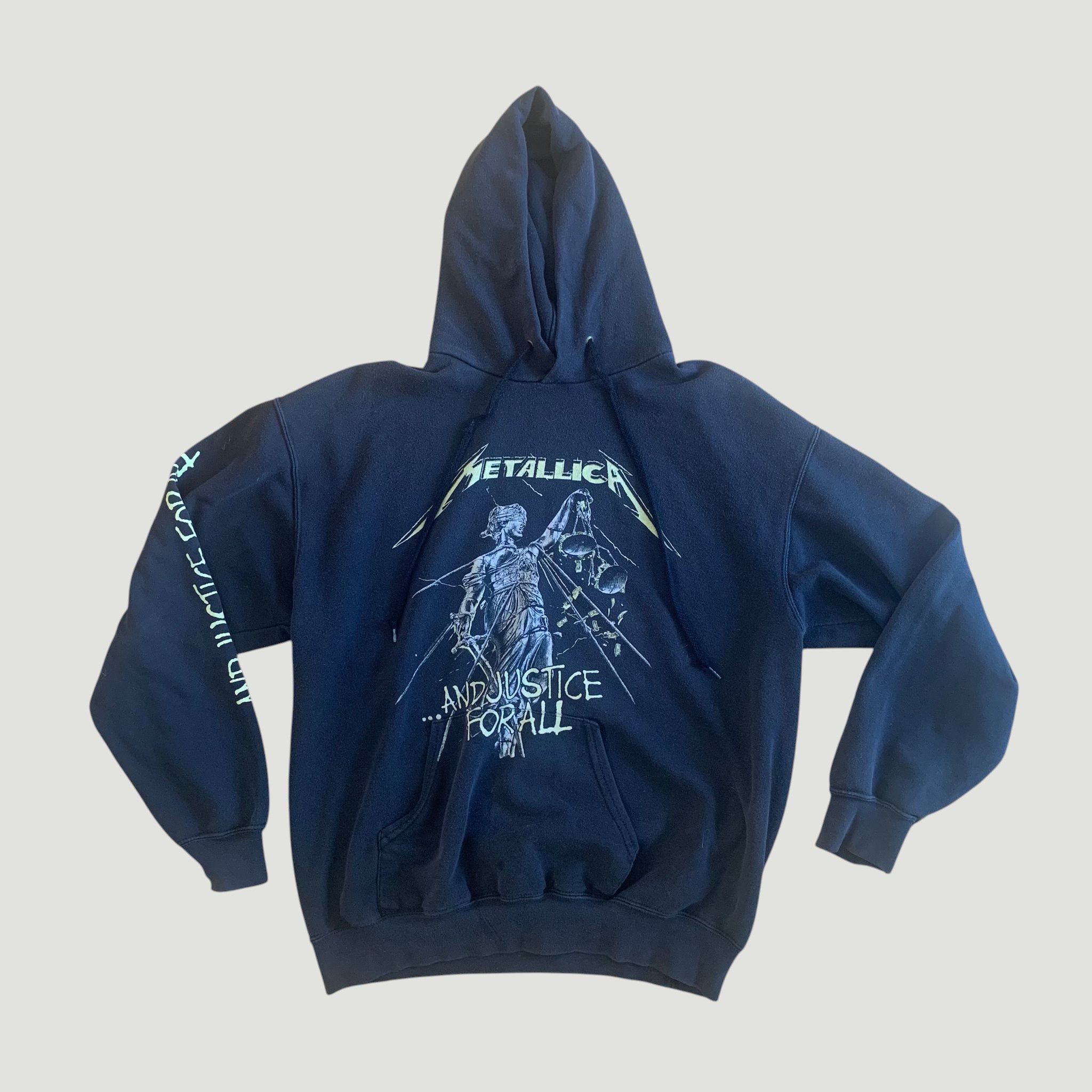 Vintage Metallica '..And Justice For All' Hoodie Black XL