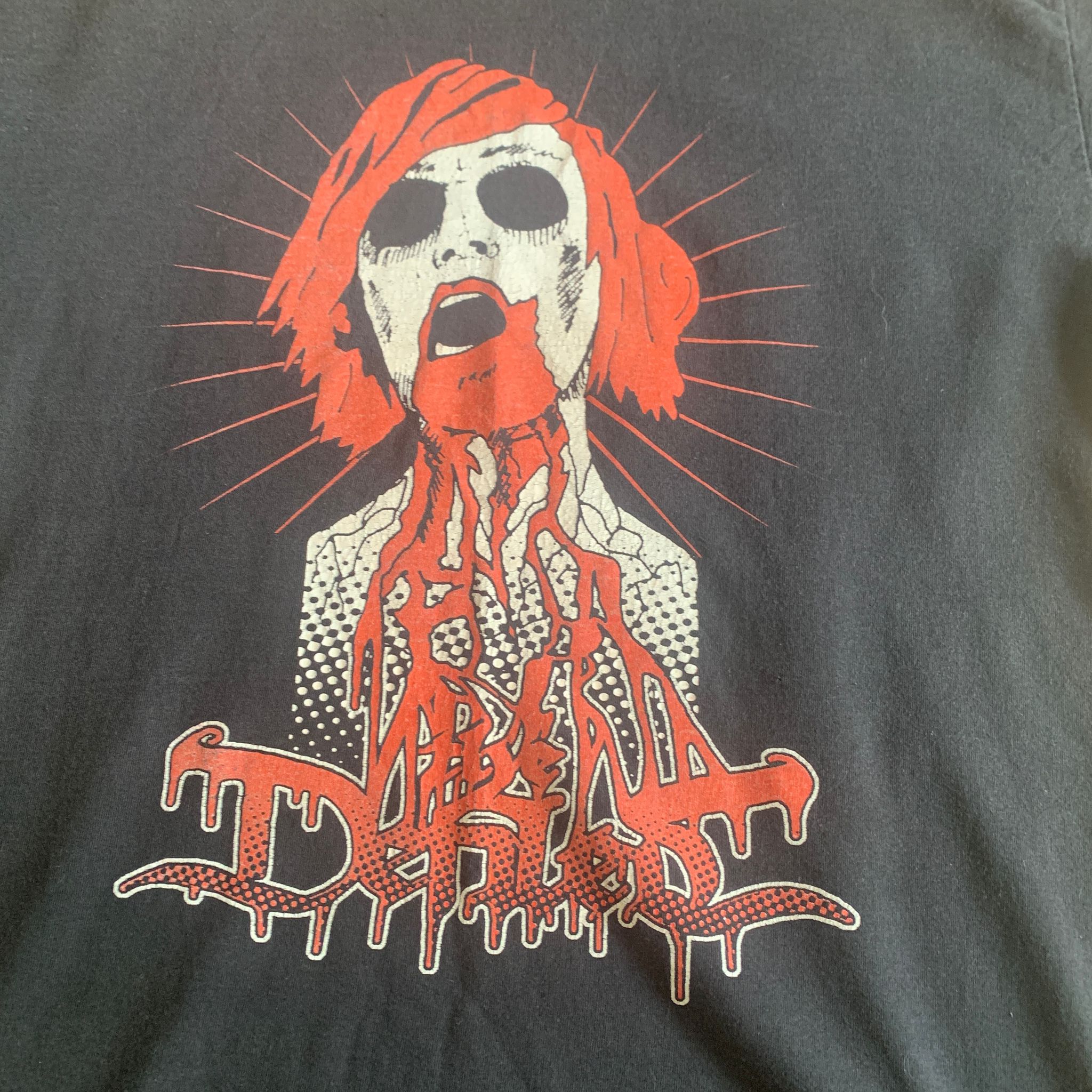 Vintage Rare The Defiled Band Jägermeister Promo T-Shirt Black Medium