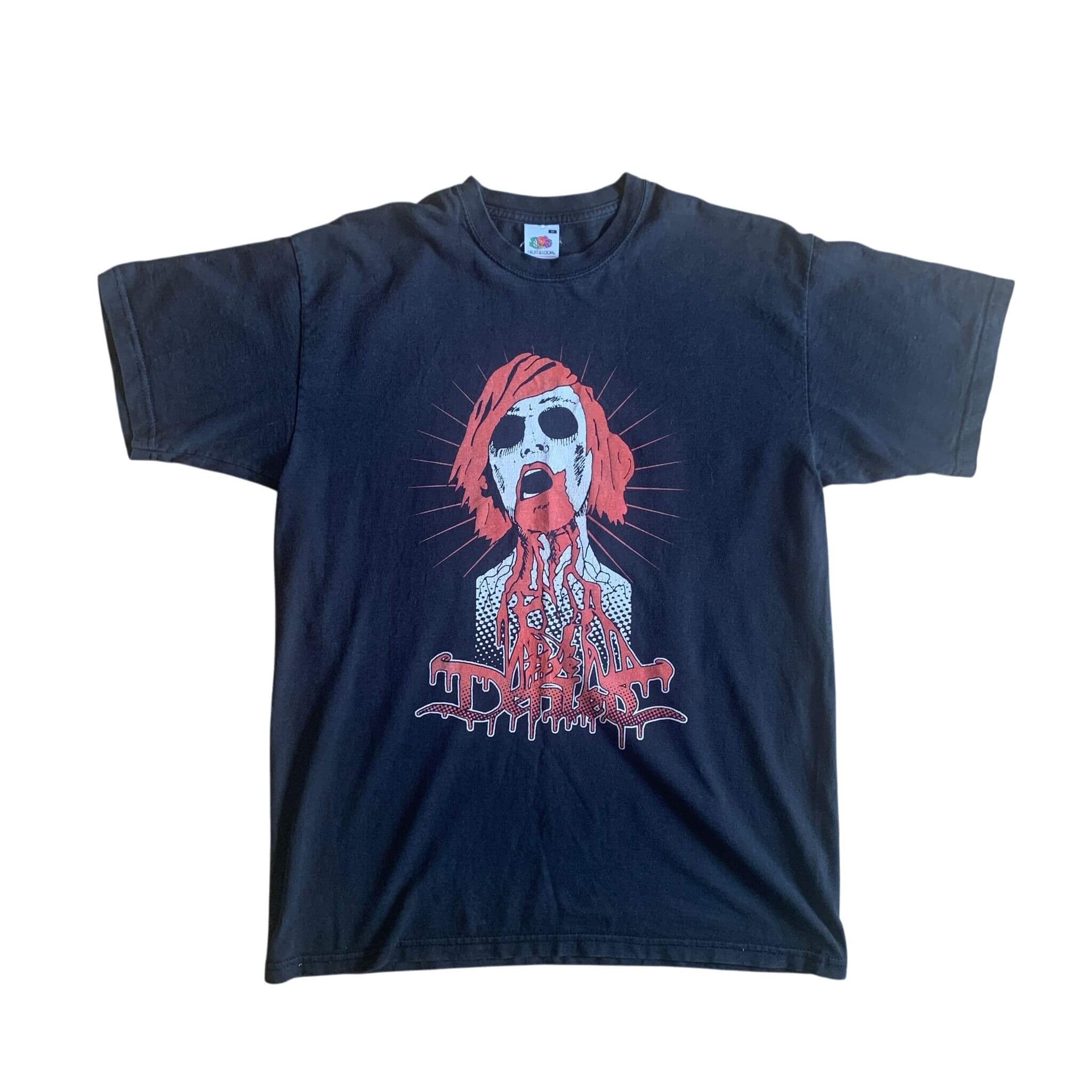 Vintage Rare The Defiled Band Jägermeister Promo T-Shirt Black Medium