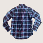 Vintage Polo Ralph Lauren Long Sleeved Shirt Checked Maroon Small