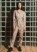 Organic Cotton & Linen Jumpsuit Blush Horizon