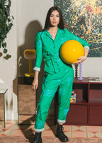 Organic Cotton & Linen Jumpsuit Meadow Flow