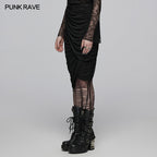 Punk Rave Zephyrine Draped Adjustable Skirt