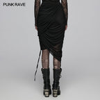 Punk Rave Zephyrine Draped Adjustable Skirt
