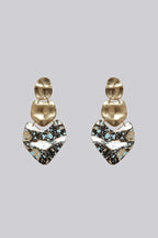 Asher Gold Large Pendant Earrings