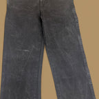 Vintage Wrangler Straight Leg Boyfriend/Mom Jeans Black W24 L26