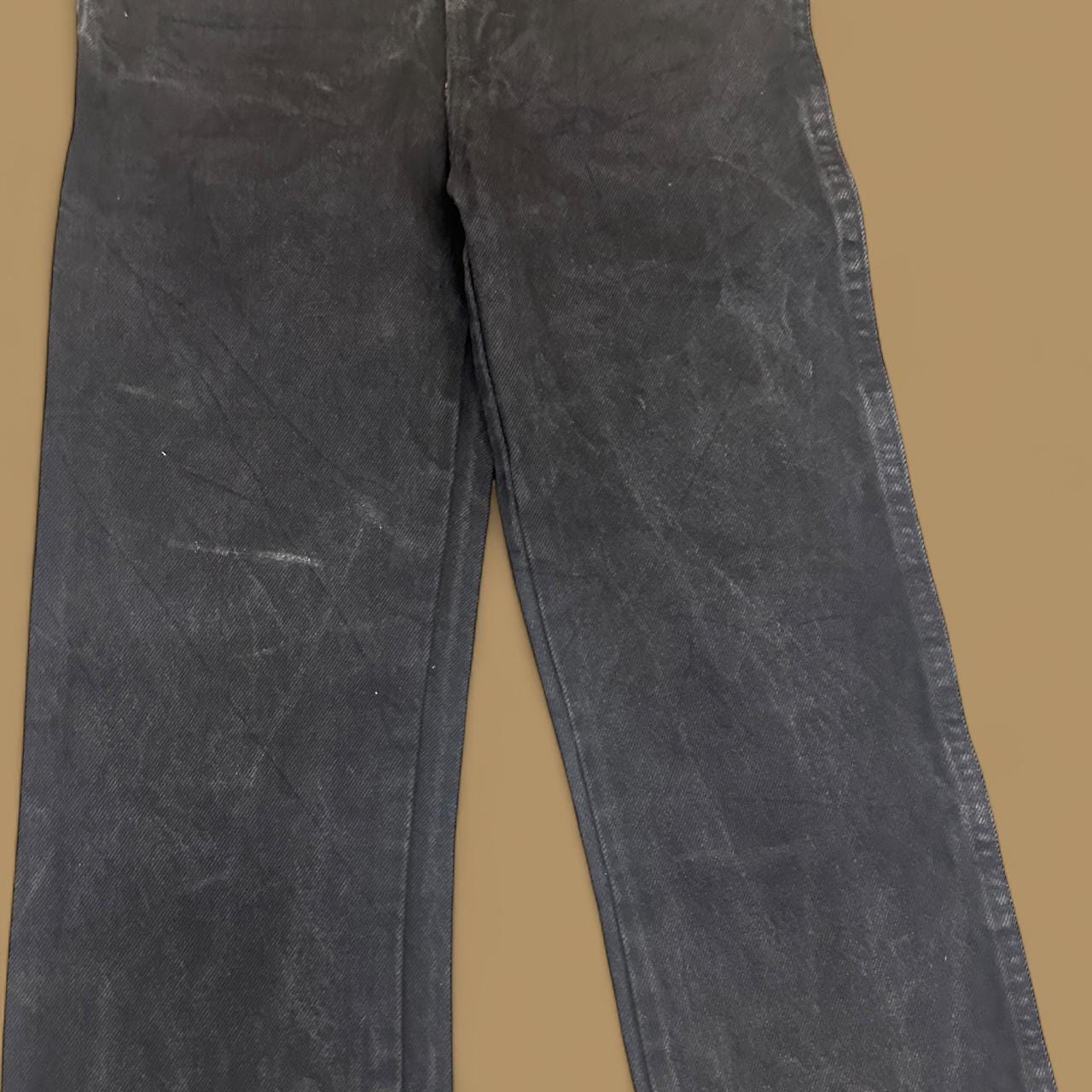 Vintage Wrangler Straight Leg Boyfriend/Mom Jeans Black W24 L26