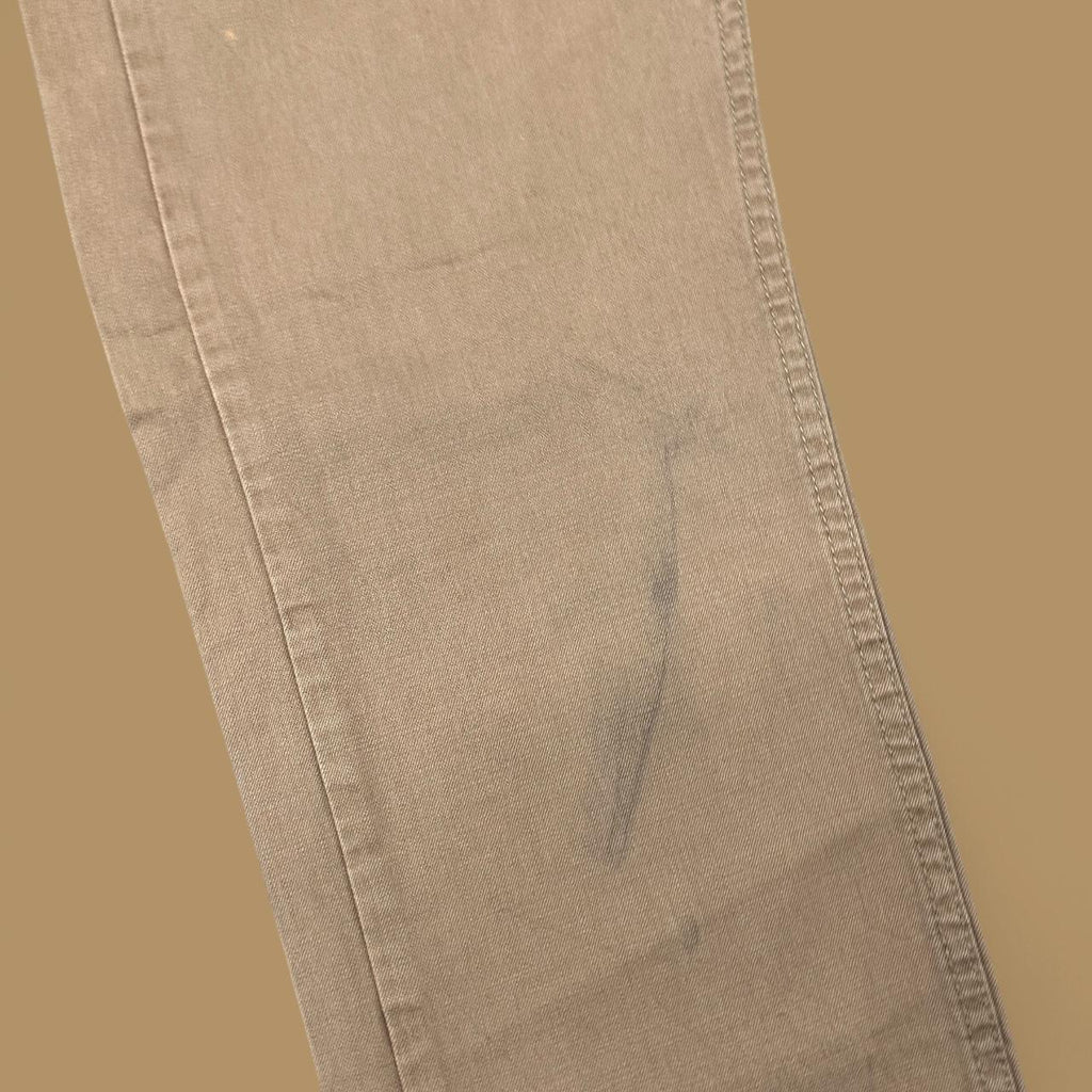 Vintage Levi&#39;s 505 Straight Leg Jeans Beige W33 L30