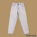 Vintage Levi's 950 Relaxed Tapered Leg Mom Jeans Pale Pink W29 L30