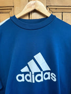 Vintage 90s Adidas Spell Out Jumper Sweater Sweatshirt Top Mens Large