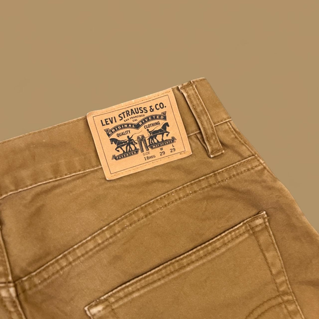 Vintage Levi's 511 Slim Straight Leg Jeans Beige W29 L29