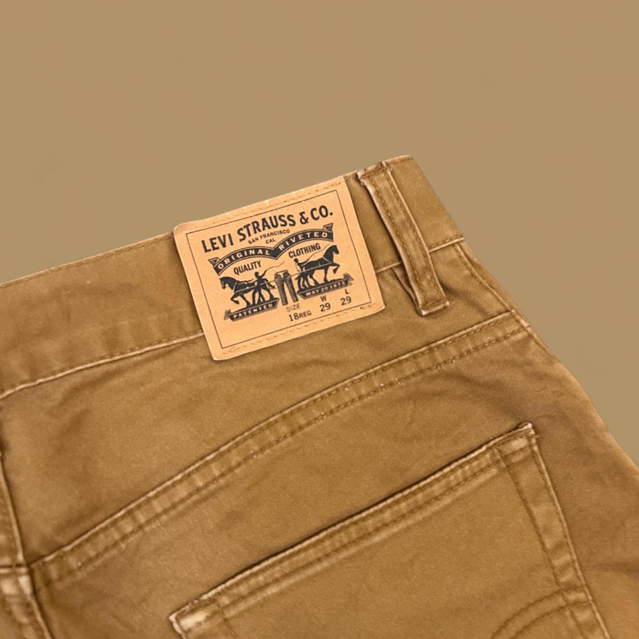 Vintage Levi's 511 Slim Straight Leg Jeans Beige W29 L29