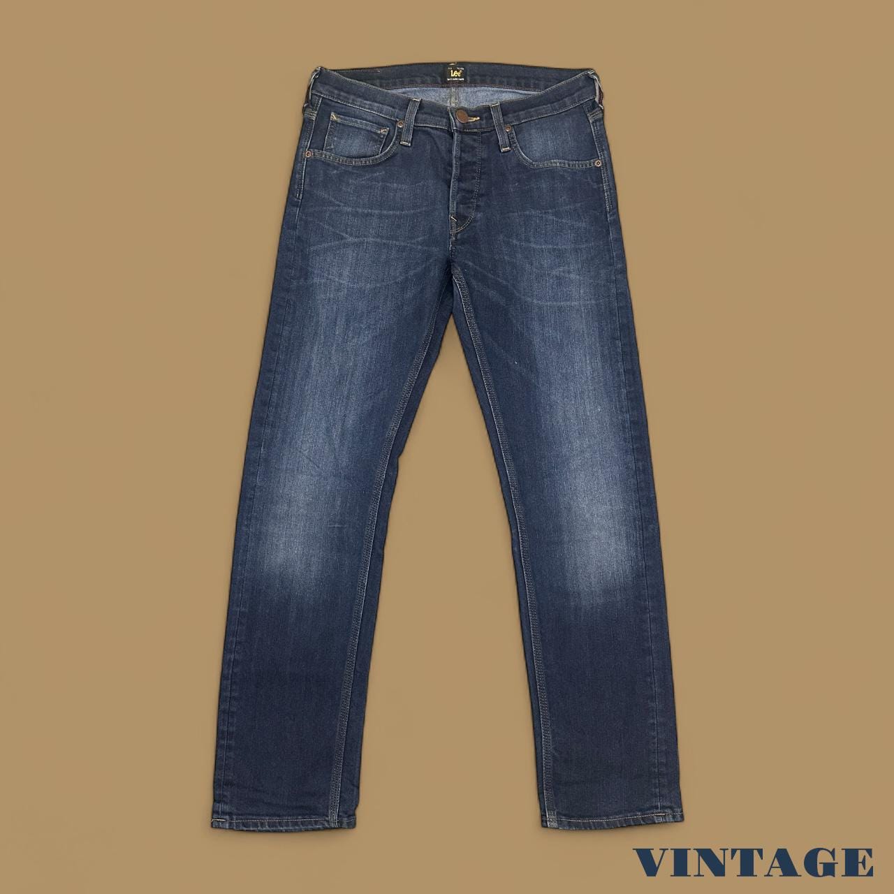 Vintage Lee Daren Slim Straight Leg Jeans Dark Blue W30 L30