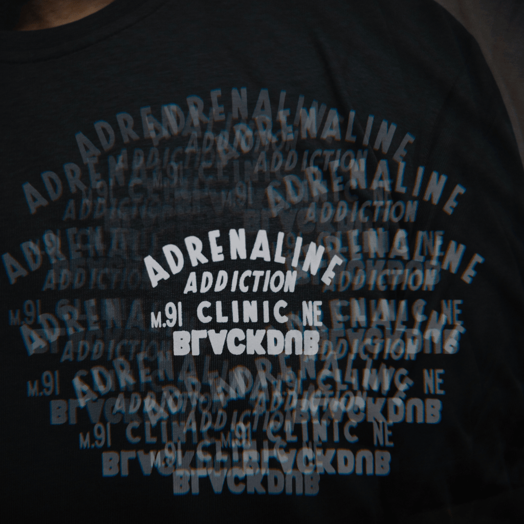 Grey Adrenaline Addiction Tee