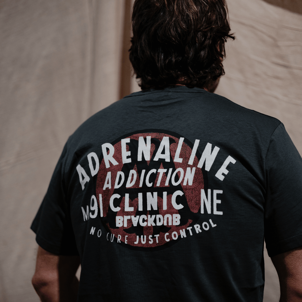 Grey Adrenaline Addiction Tee