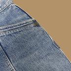 Vintage 80s Lee Baggy Tapered Jeans Light Blue W29 L26