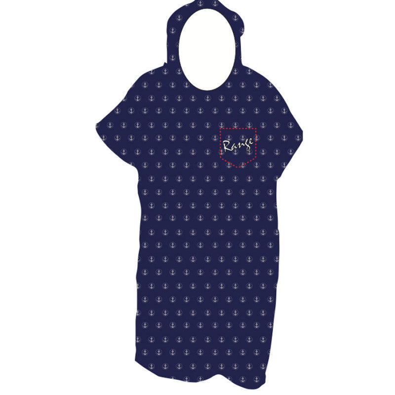 Range kids poncho Blue One size