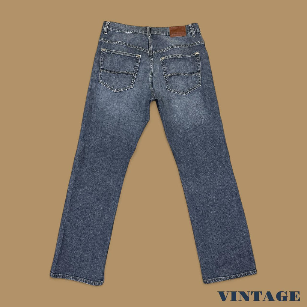 Vintage Lee Relaxed Fit Bootcut Jeans Dark Blue W33 L32