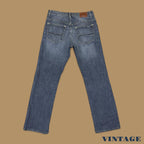 Vintage Lee Relaxed Fit Bootcut Jeans Dark Blue W33 L32