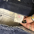 Vintage 90s Lee Elastic Baggy Tapered Leg Mom Jeans Navy W31 L28