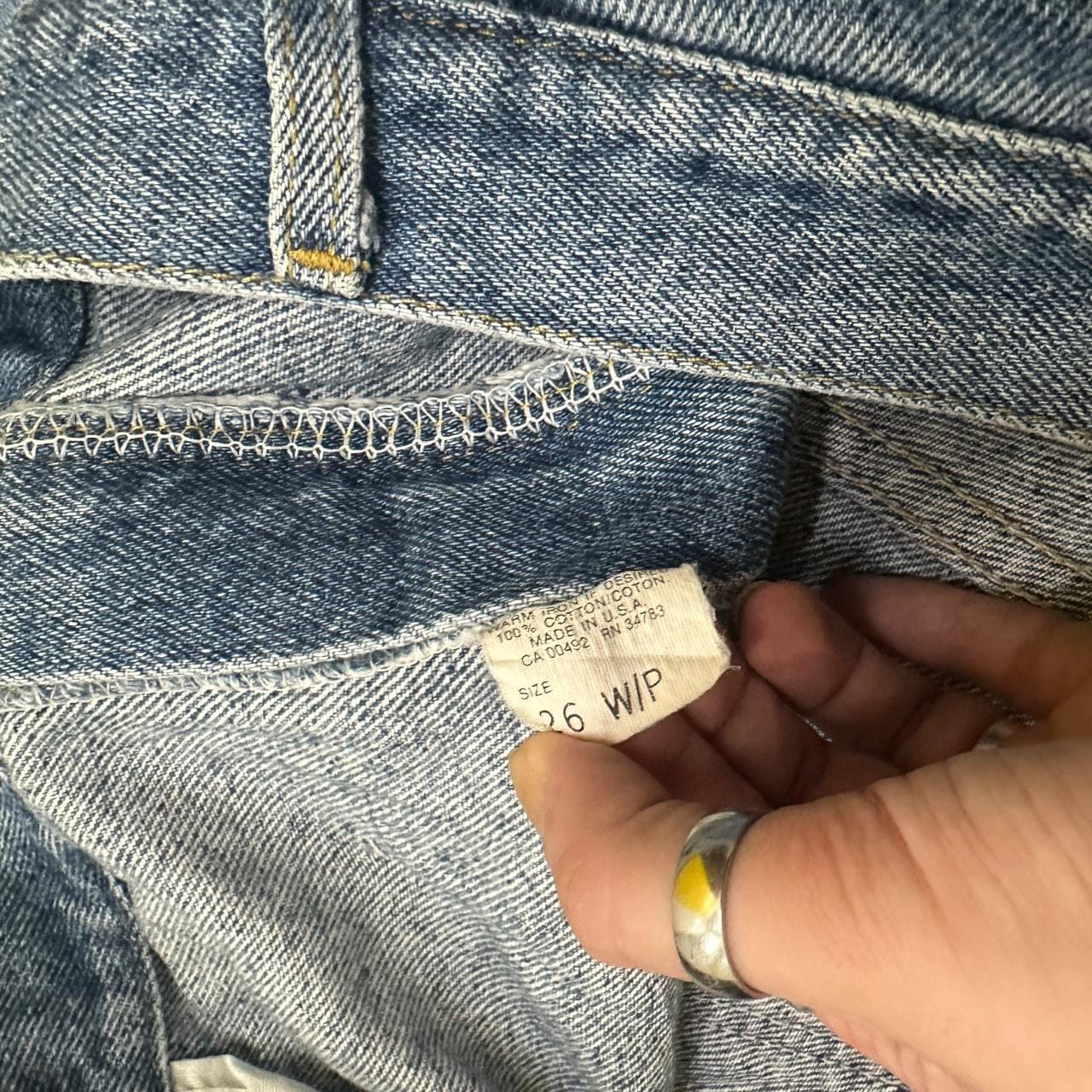 Vintage 90s Lee Tapered Leg Mom Jeans Mid Blue W42 L25