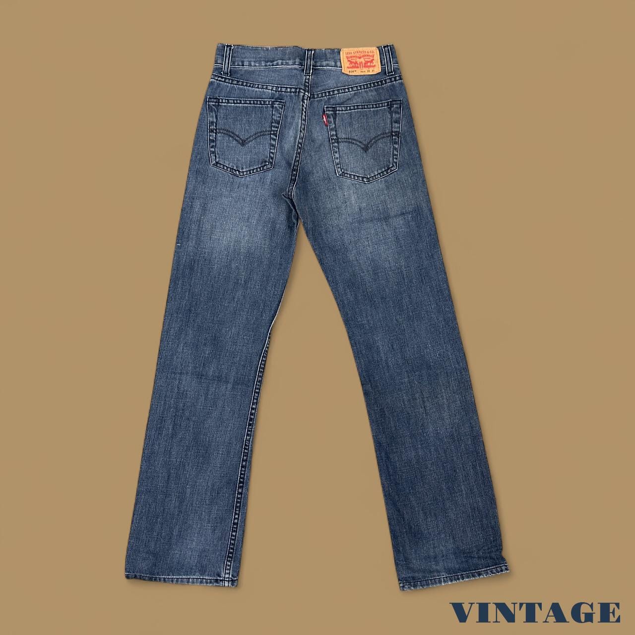 Vintage Levi's 511 Slim Straight Leg Boyfriend Jeans Dark Blue W24 L27