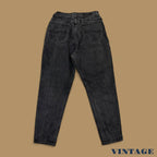 Vintage 90&#39;s Lee Tapered Leg Mom Jeans Charcoal Black W31 L29