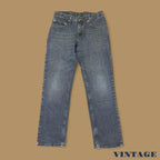 Vintage Lee Straight Leg Boyfriend Jeans Dark Blue W30 L30