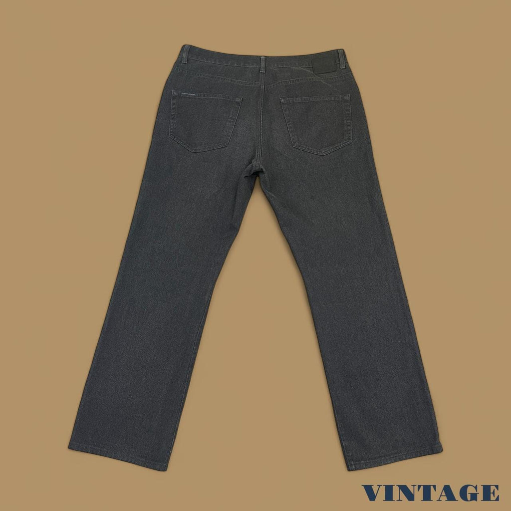 Vintage Gant Straight Leg Skater Jeans Charcoal Grey W35 L32