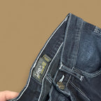 Vintage Lee Low Bruce Slim Straight Leg Jeans Dark Blue W28 L33