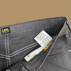 Vintage Lee Straight Leg Boyfriend Jeans Charcoal Grey W31 L28