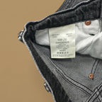 Vintage Wrangler Wandered High Rise Flared Jeans Charcoal Black W24 L30