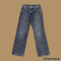 Vintage Lee Straight Leg Boyfriend Jeans Dark Blue W28 L30