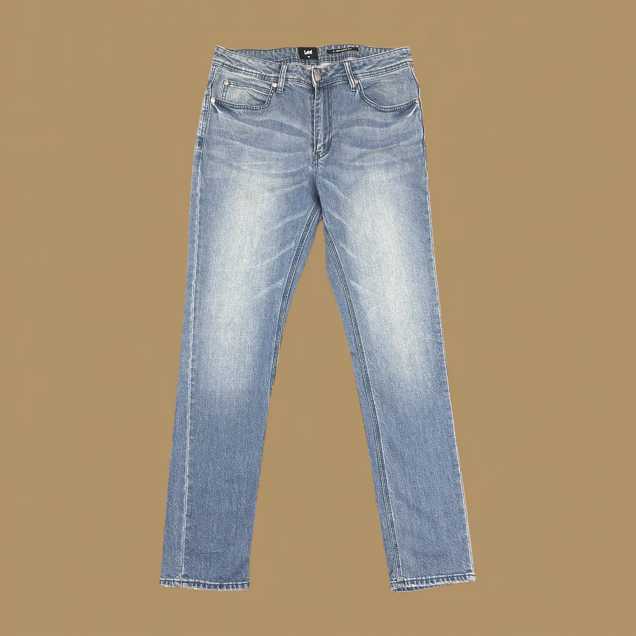 Vintage Lee Z-Two Tapered Slim Fit Jeans Mid Blue W34 L30