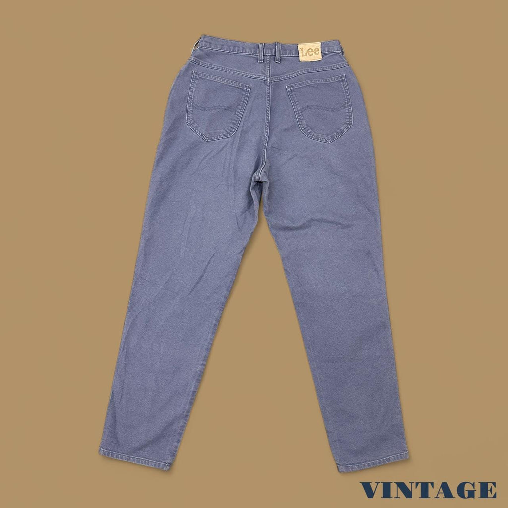 Vintage 90&#39;s Lee Tapered Leg Mom Jeans Dark Blue W30 L30