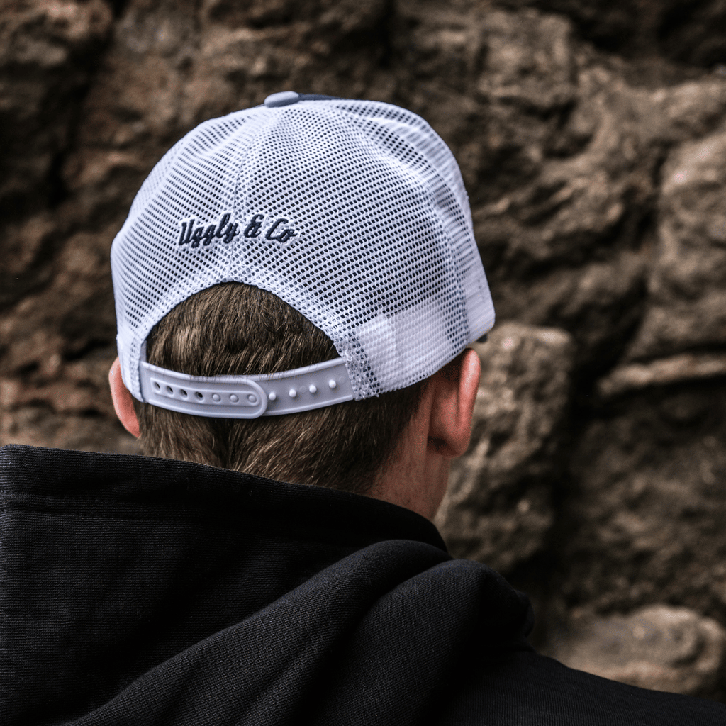 Blue Surf Diamond Trucker Hat