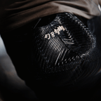 Black Flat Track Trucker Hat