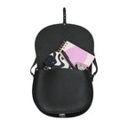 Handmade Leather Saddle Bag - Black