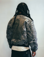 MA-1 Patched Bomber in Grey Camo